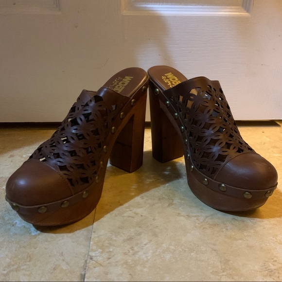 Jeffrey Campbell Woodies Cayenne Laser Cut - Picture 3 of 8